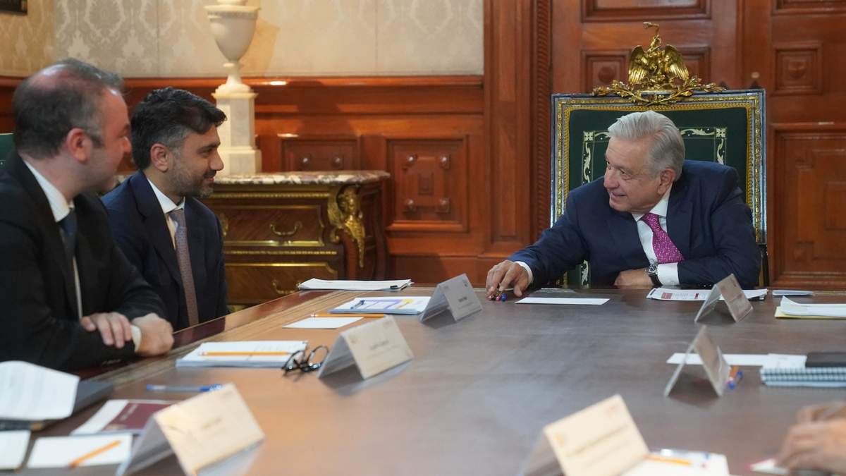Encuentro de AMLO con directivos de Tesla