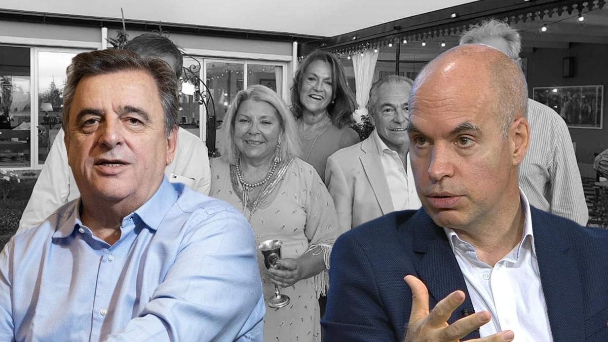 El diputado nacional Mario Negri y el jefe de Gobierno de la Ciudad de Buenos Aires, Horacio Rodríguez Larreta. Fuente: (Minuto Neuquén)