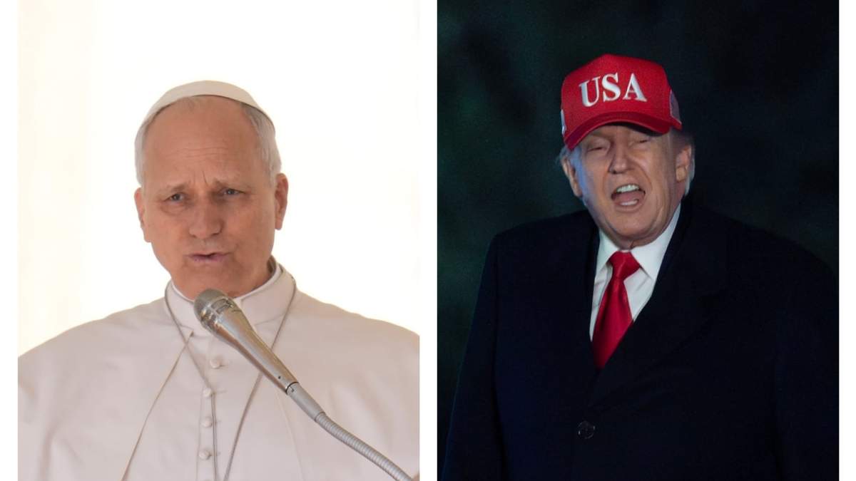 El papa León XIV y el presidente Donald Trump