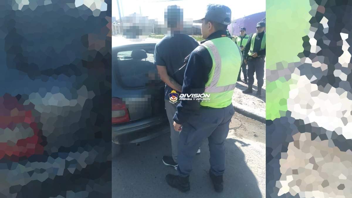 Detuvieron a un hombre con dos pedidos de captura. Fuente: (Policía de Neuquén)
