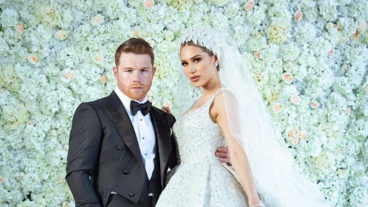 Fernanda Gómez y Canelo Álvarez. Fuente: (Instagram)