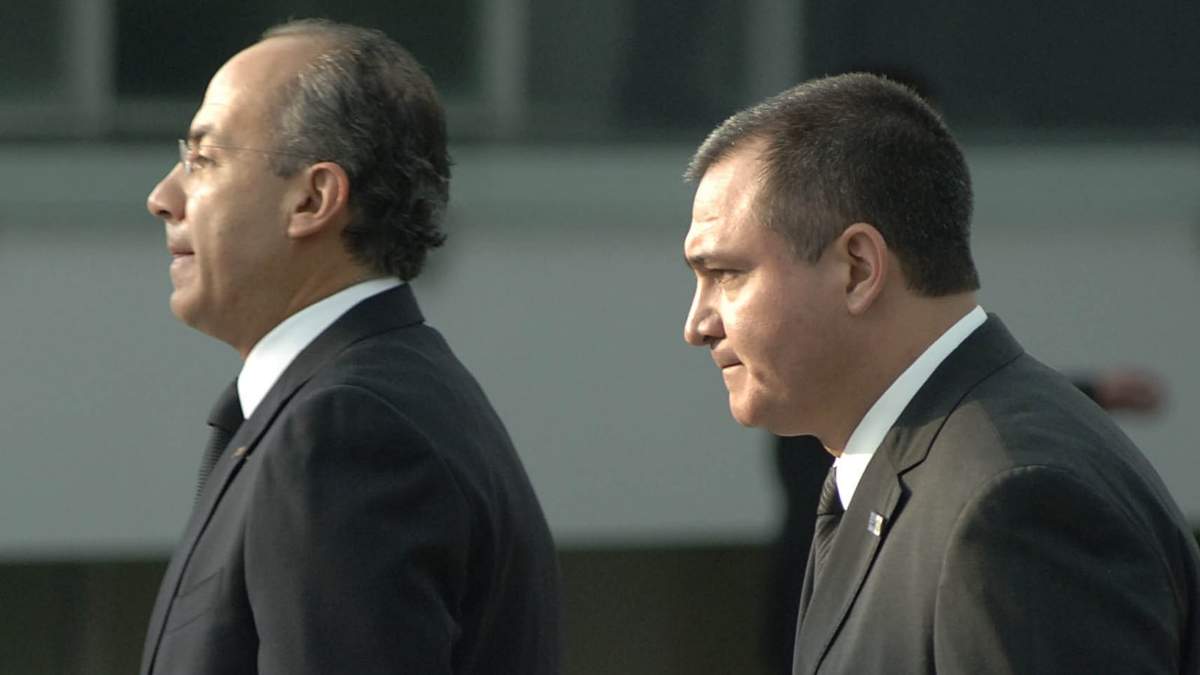Felipe Calderón y Genaro Garcia Luna
