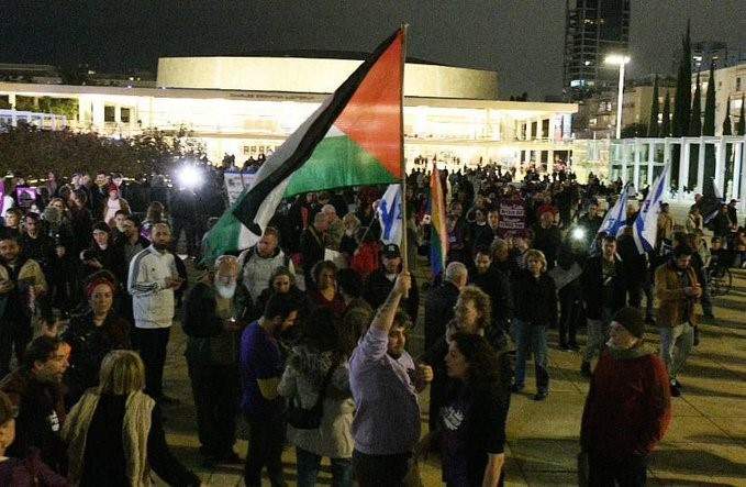 Protestas en Tel Aviv