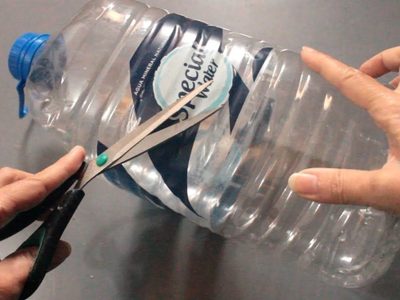 No tires las manijas de los bidones de agua y creá este adorno original y súper chic que te va a encantar