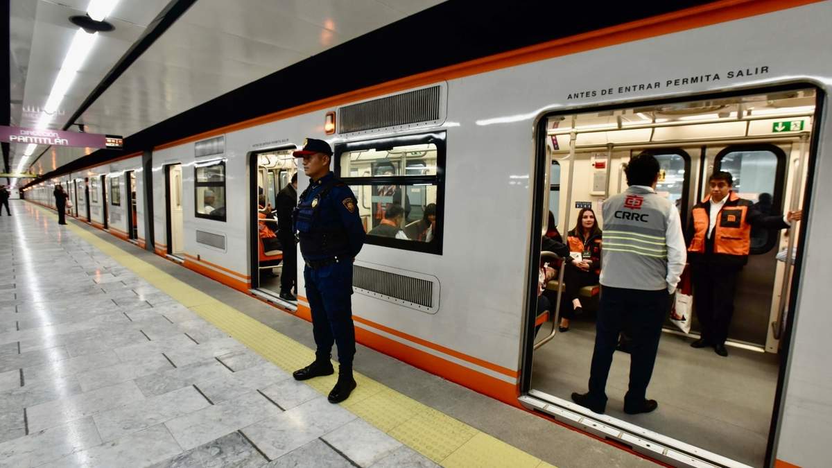 Una estación remodelada de la Línea 1 del Metro