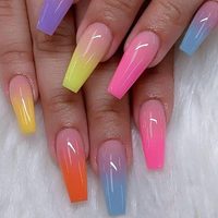 Nail Art: diseños de manicura ombré "arcoíris", el estilo que le dará full color a tus uñas