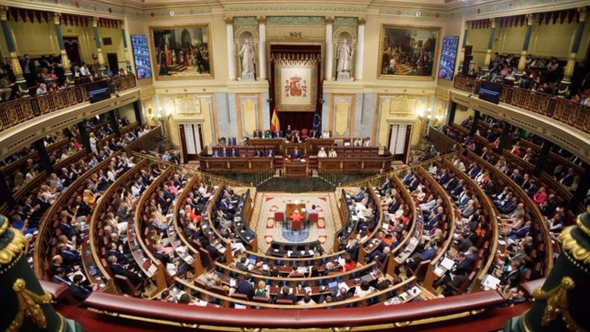 El Congreso español en la sesión para votar la ley de amnistía el 30 de enero de 2024