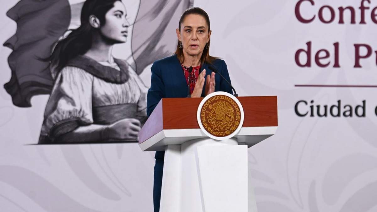 La presidenta Claudia Sheinbaum