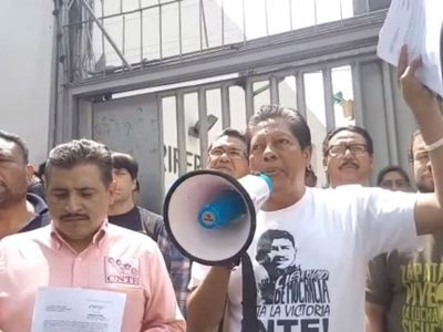 La CNTE acude a la CNDH por agresiones de granaderos; reporta 63 heridos (Video)