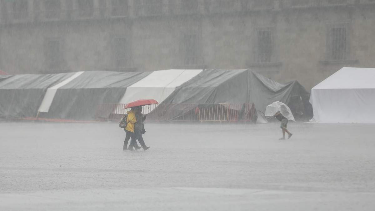 Lluvias en la Ciudad de México
