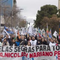 A un año de la explosión en la escuela de Aguada San Roque, una masiva marcha reclamó justicia