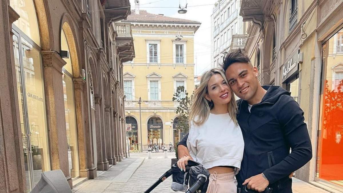 Agustina Gandolfo y Lautaro Martínez. Fuente: (Instagram)