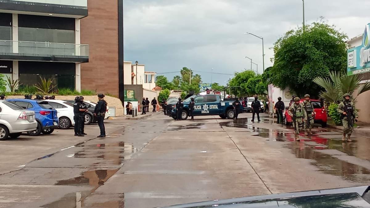 El sitio del ataque a la Policía Estatal de Sinaloa