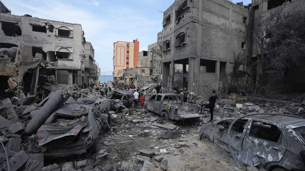 Zona de guerra entre Israel y Granja de Gaza