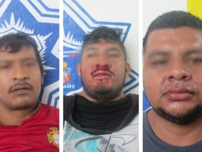 Detienen a cuatro ladrones de autos tras balear a mando policiaco en Tabasco