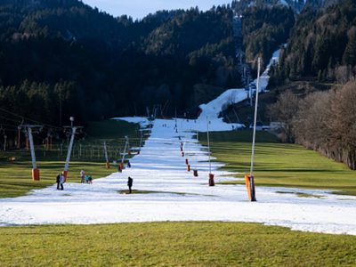 Se cerraron pistas de esquí por el cálido invierno europeo