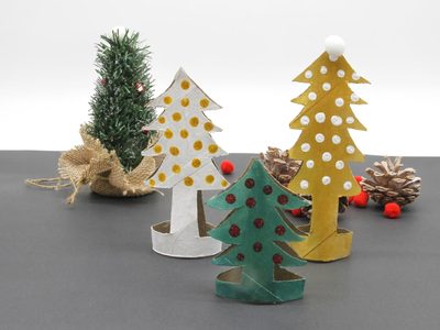 Con pedazos de cartón e hilos: así podés crear el árbol de Navidad más fabuloso