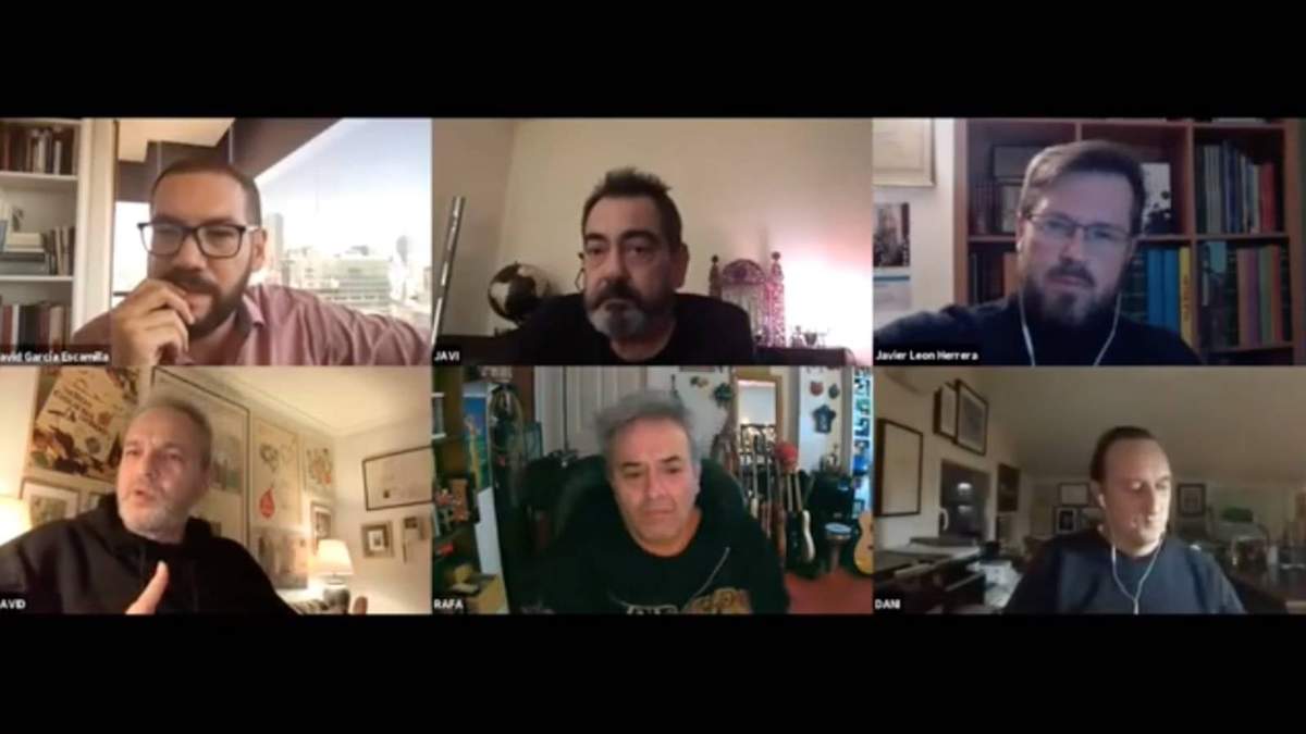 Videoconferencia de la banda