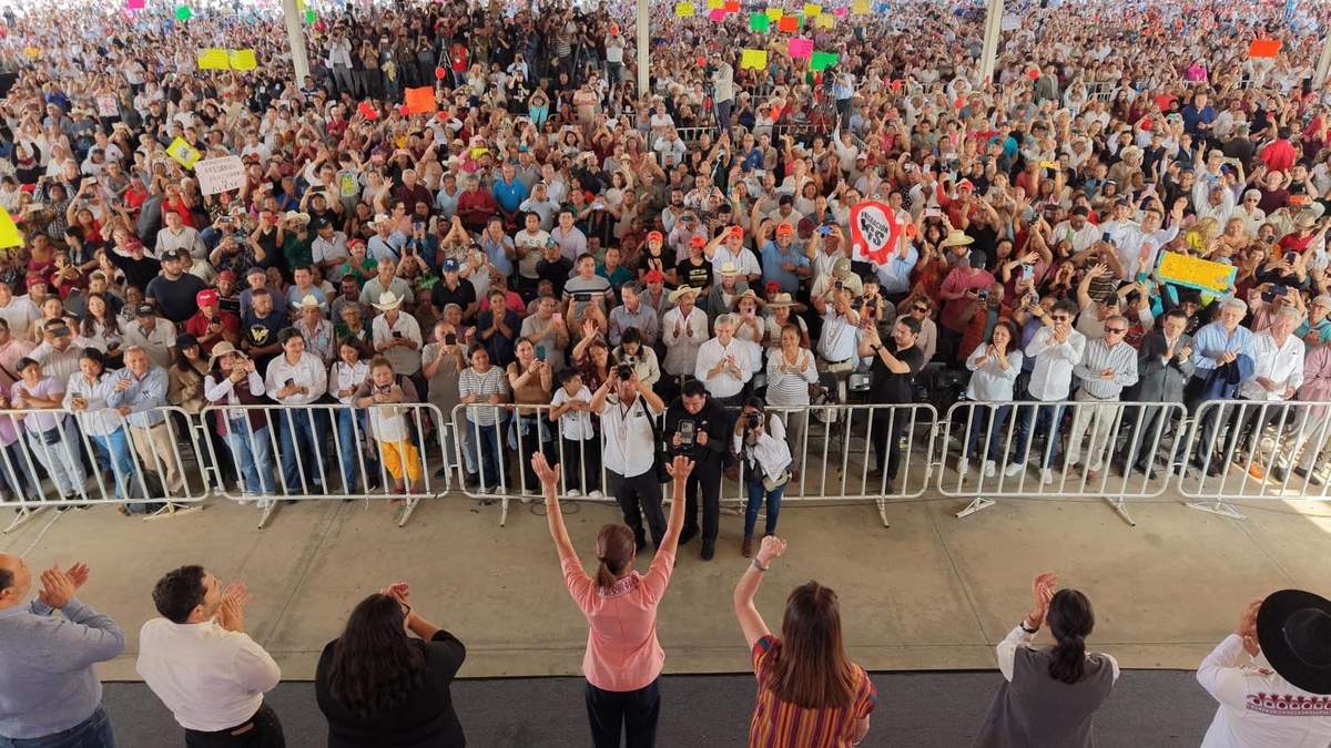La presidenta Claudia Sheinbaum cierra su gira nacional para los informes de gobierno estatales, en Morelos