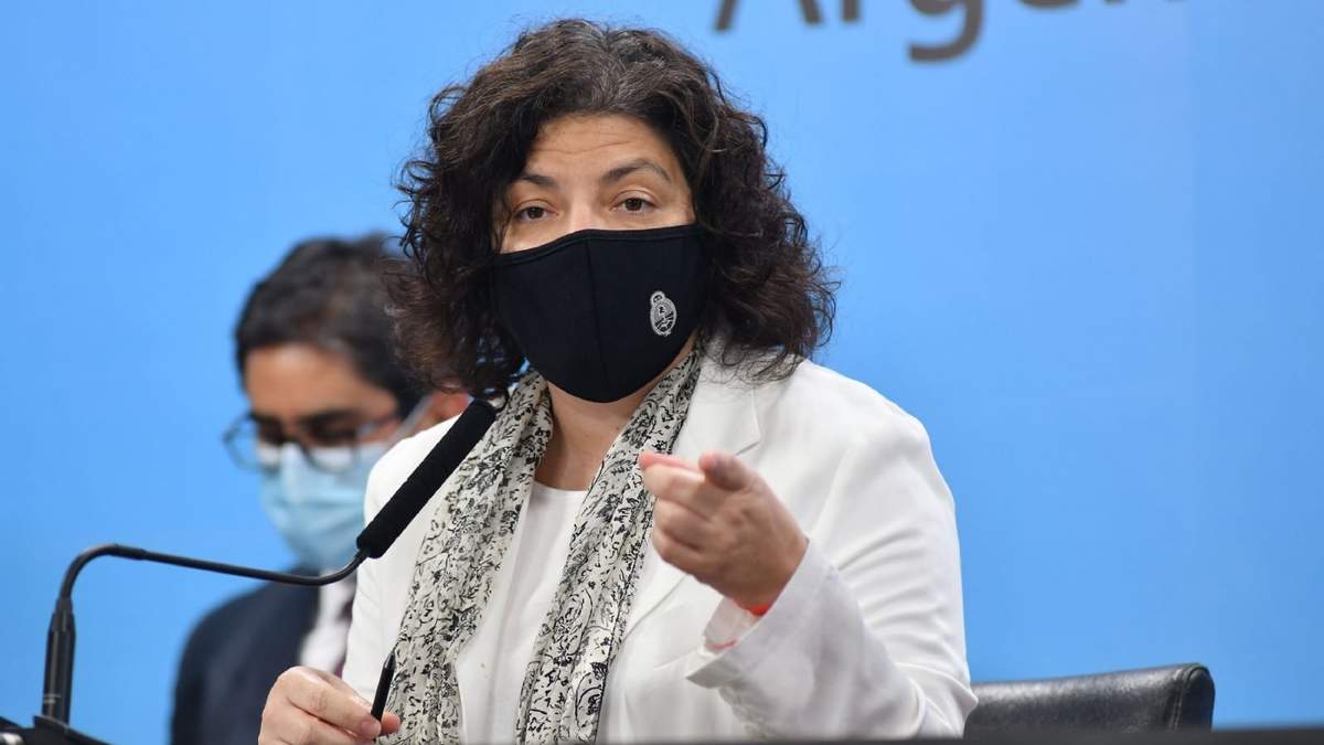 Ministra de Salud, Carla Vizzotti. Fuente: (Twitter)