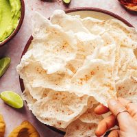 Si te sobró arroz, no lo tires y prepará estos chips superfáciles y deliciosos