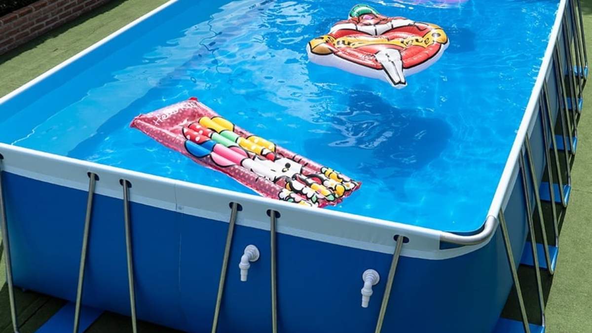 Pileta de lona. Fuente: (Instagram)