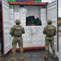 La Marina asegura 100 kilos de coca que llegaron en un buque al puerto de Manzanillo