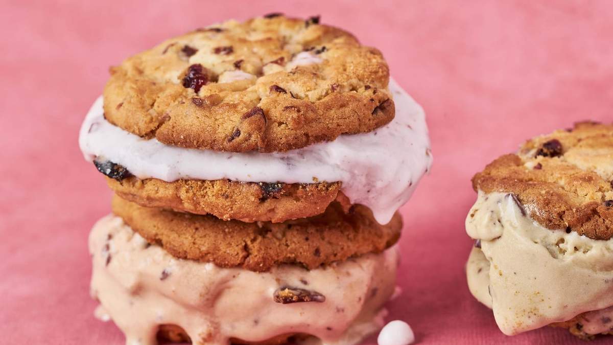 Sándwich de helado. Fuente: (Instagram)
