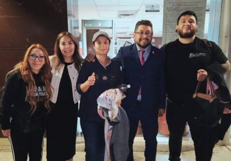 Karla Fernanda y su equipo legal del bufete Pérez Rivera, Salas y Peña Defensa Legal