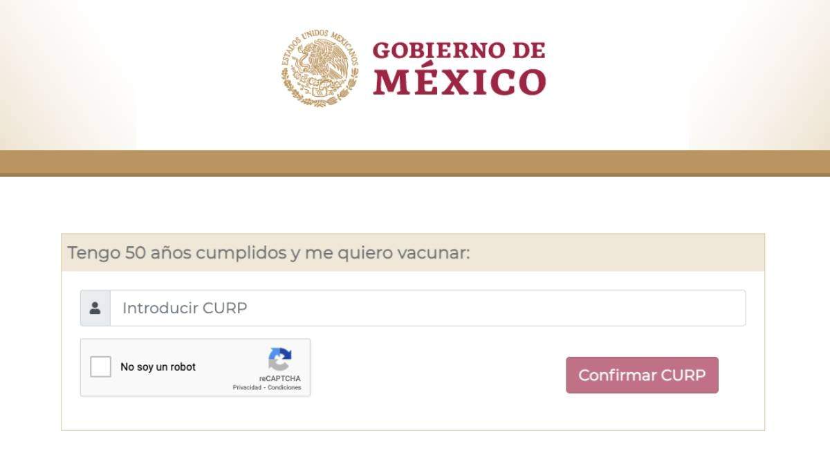 La página para el prerregistro