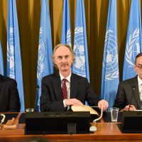Oposición y gobierno sirio, cara a cara por primera vez en encuentro 'histórico” en la ONU