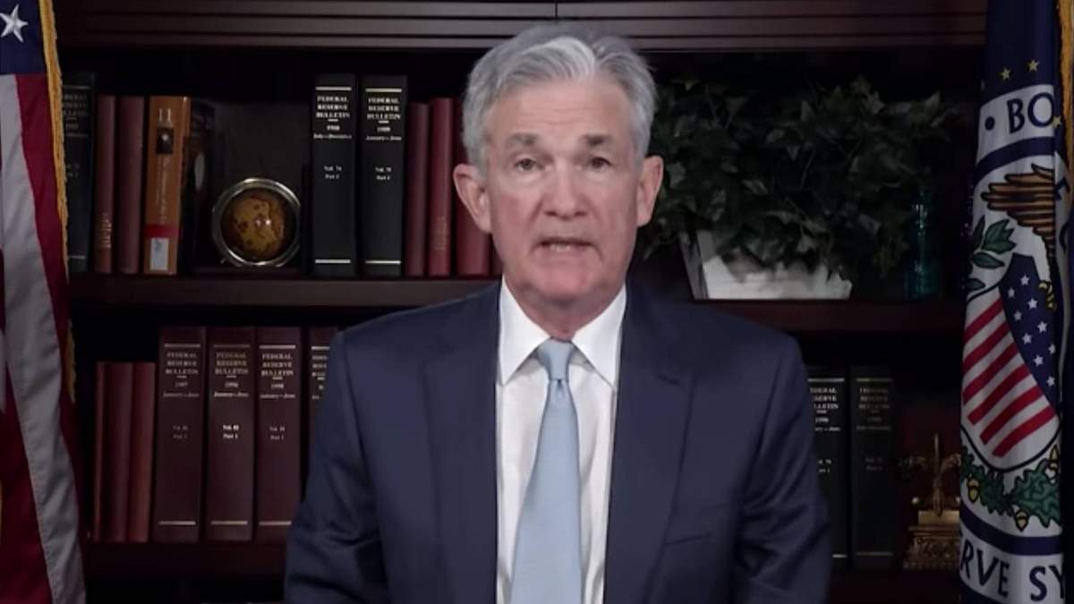 Jerome Powell, en su mensaje en video