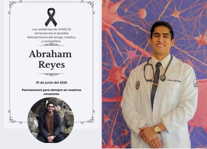 Luis Abraham, médico residente que perdió la vida, se presume que cometió suicidio por acoso laboral