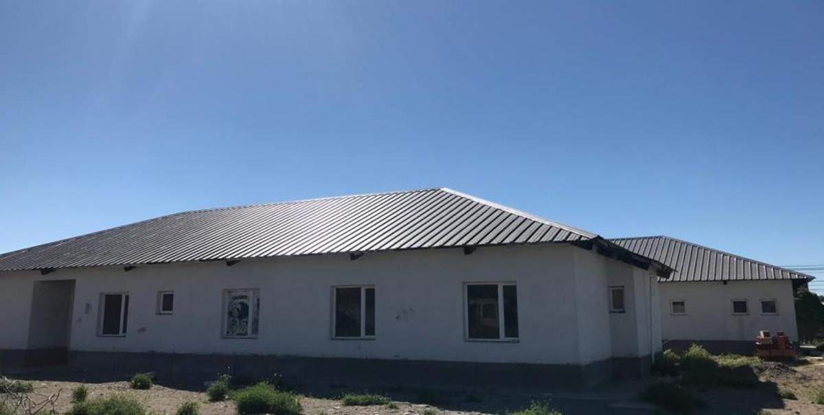 Edificio del futuro refugio para mujeres en Zapala. Fuente: (Twitter)