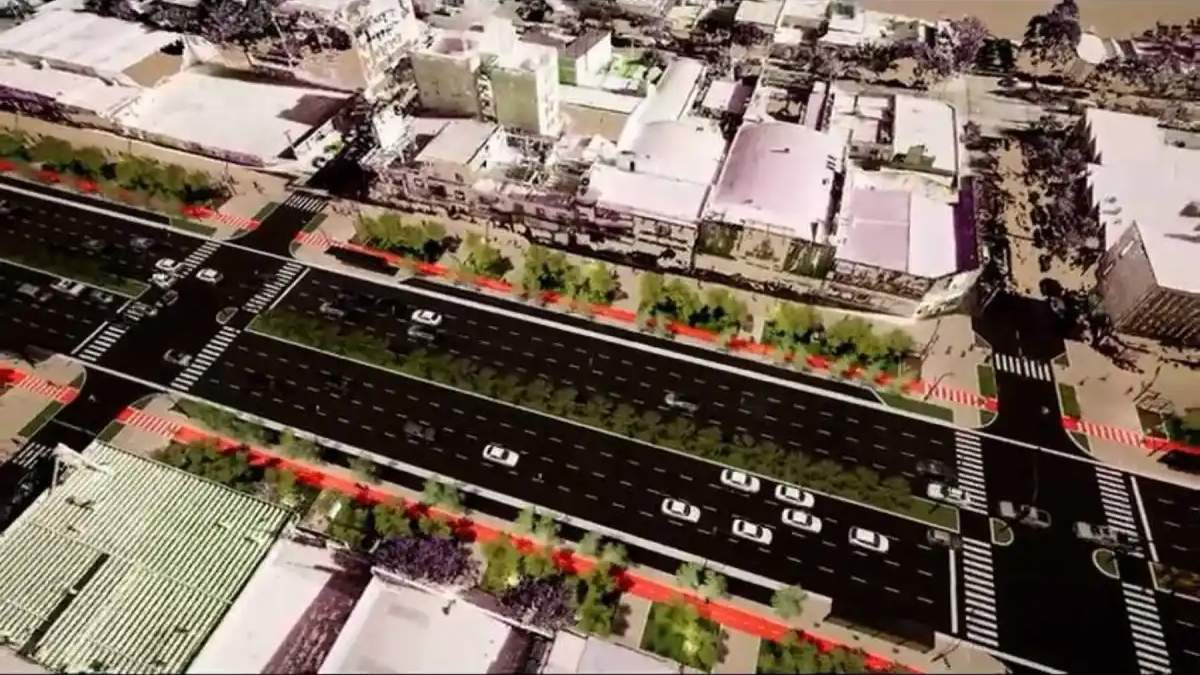 Así quedará la Avenida Mosconi según el proyecto. Fuente (Municipalidad)