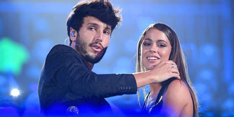 Sebastián Yatra y Tini Stoessel. Fuente: (Instagram)
