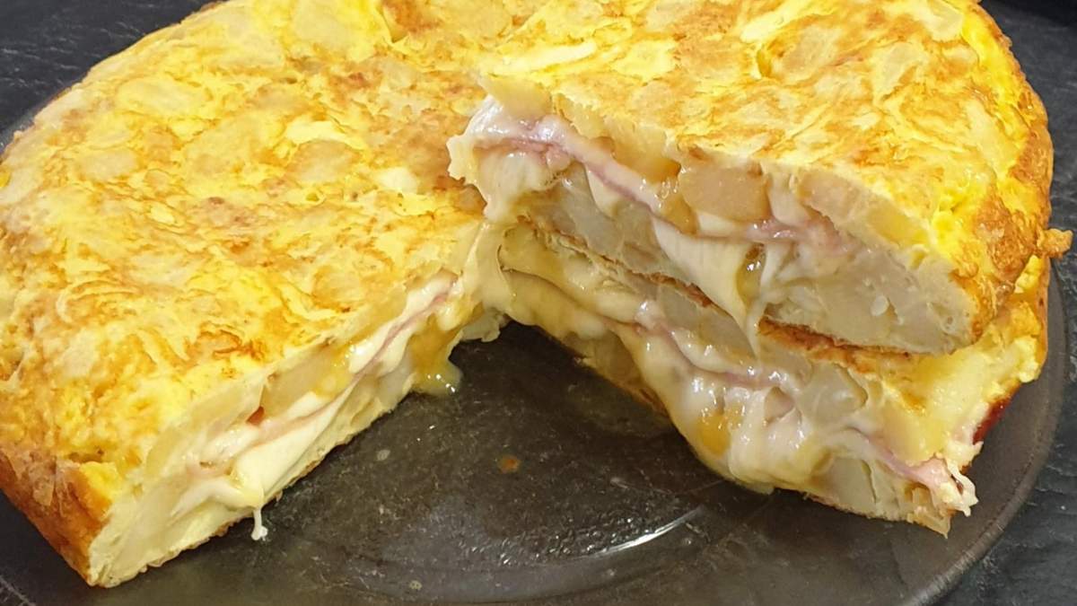 Tortilla de papa. Fuente: (Instagram)
