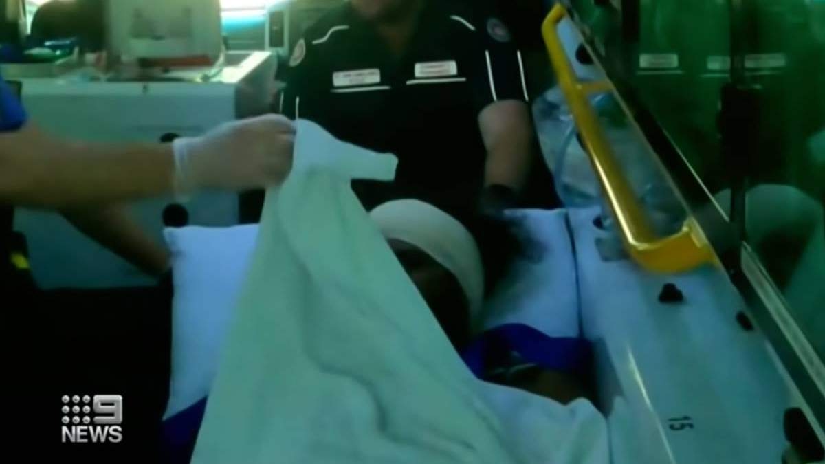 El acusado del secuestro mientras era trasladado al hospital
