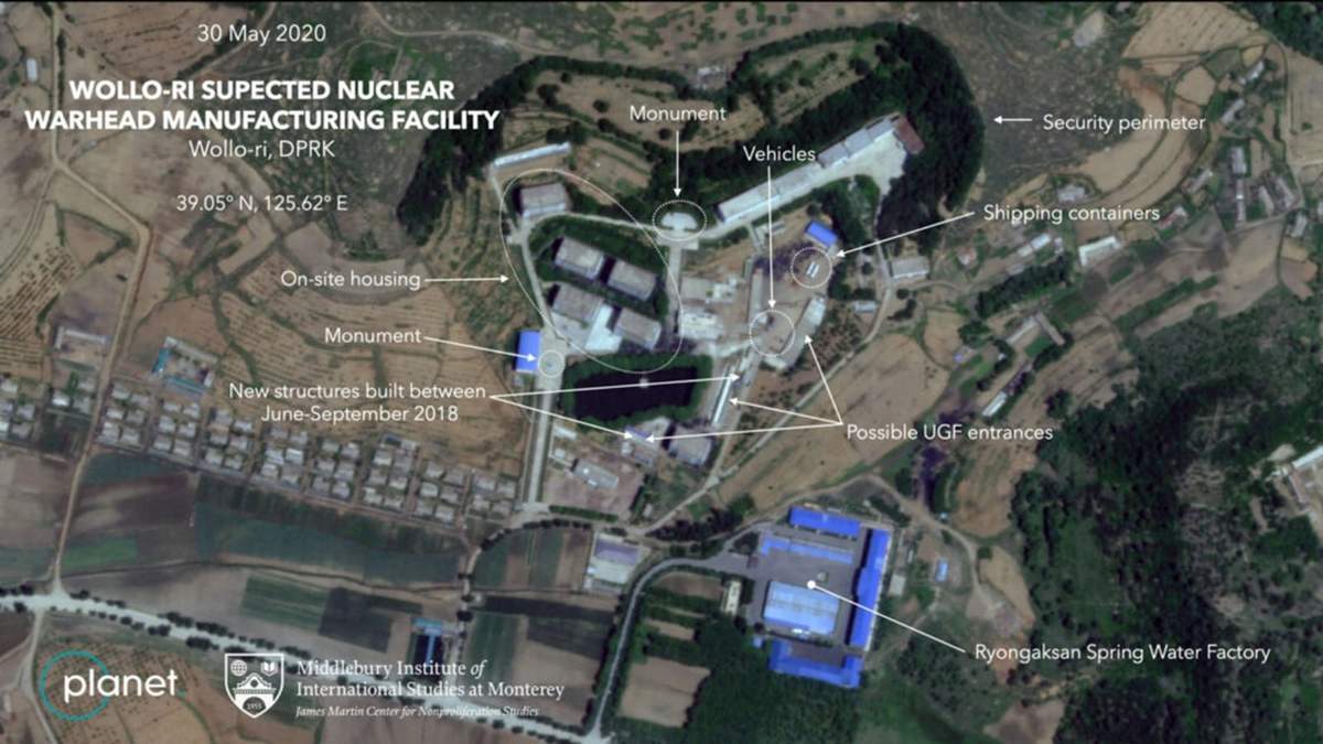 imágenes muestran un posible lugar de fabricación de cabezas nucleares