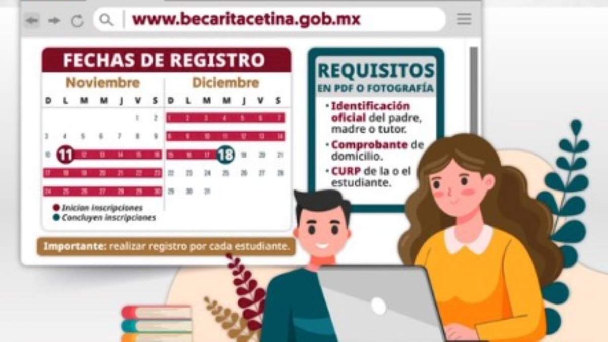 Registro de la beca Rita Cetina