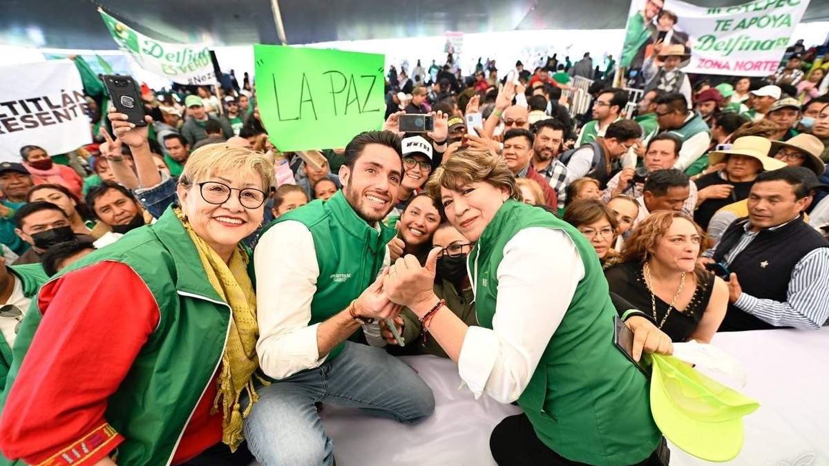 Delfina Gómez en Almoloya de Juárez