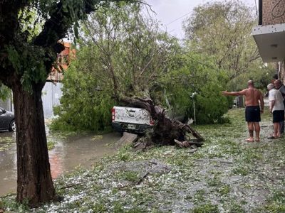 Lo que dejó el nuevo temporal que golpeó a Bahía Blanca