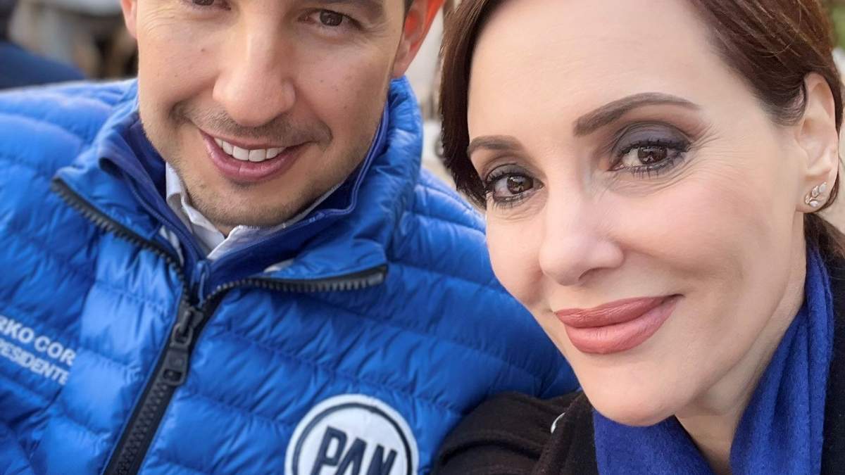 El dirigente y la senadora en una imagen del 23 de mayo