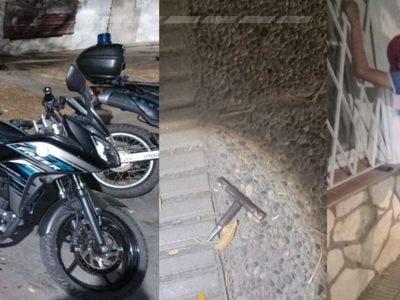 Dos menores de edad fueron demorados cuando intentaban robar una moto