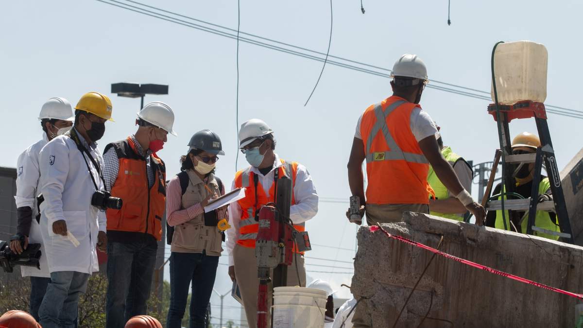 Peritaje en la Línea 12 por el desplome de una de sus estructuras el 3 de mayo del 2021