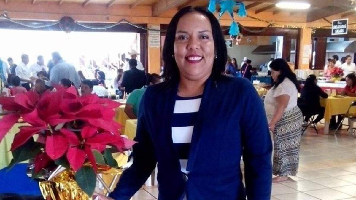 La regidora Heidi Candelaria Lainez
