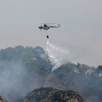 Controlan al 70% el incendio forestal en Tepoztlán (Video)