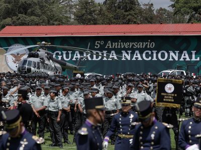 En su quinto aniversario, AMLO pide a la Guardia Nacional ser ejemplo de honestidad