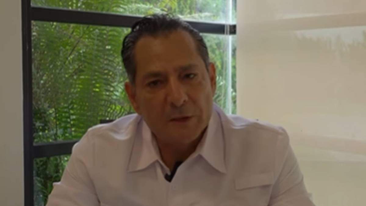 Captura del video de la renuncia a Morena de Alí de la Torre