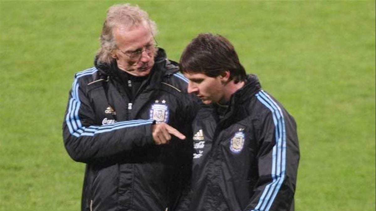 Lionel Messi y Fernando Signorini Fuente: (X)